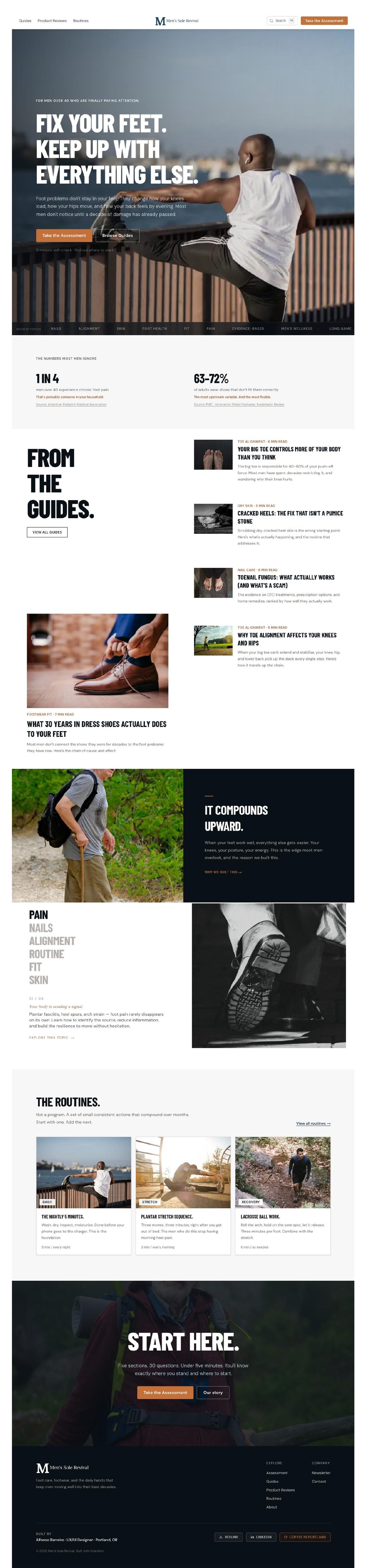 Men's Sole Revival live site